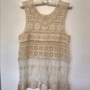 Lovely 153 Lace Tank Top