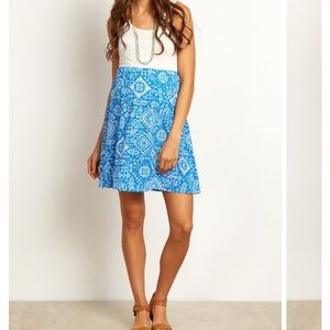 PinkBlush tribal maternity dress