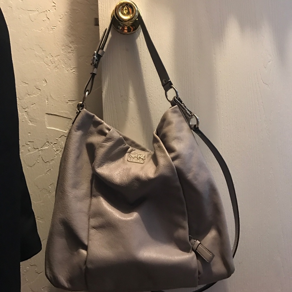 Grey coach purse