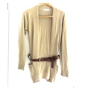 MK sweater with belt