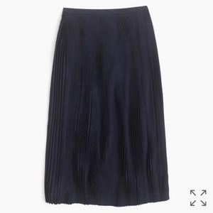 JCrew Micro Pleated Midi Skirt
