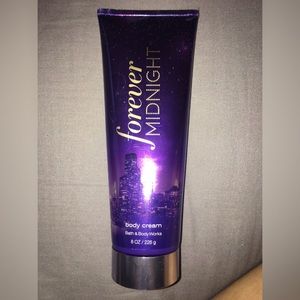 Forever midnight body cream. Bath and body works