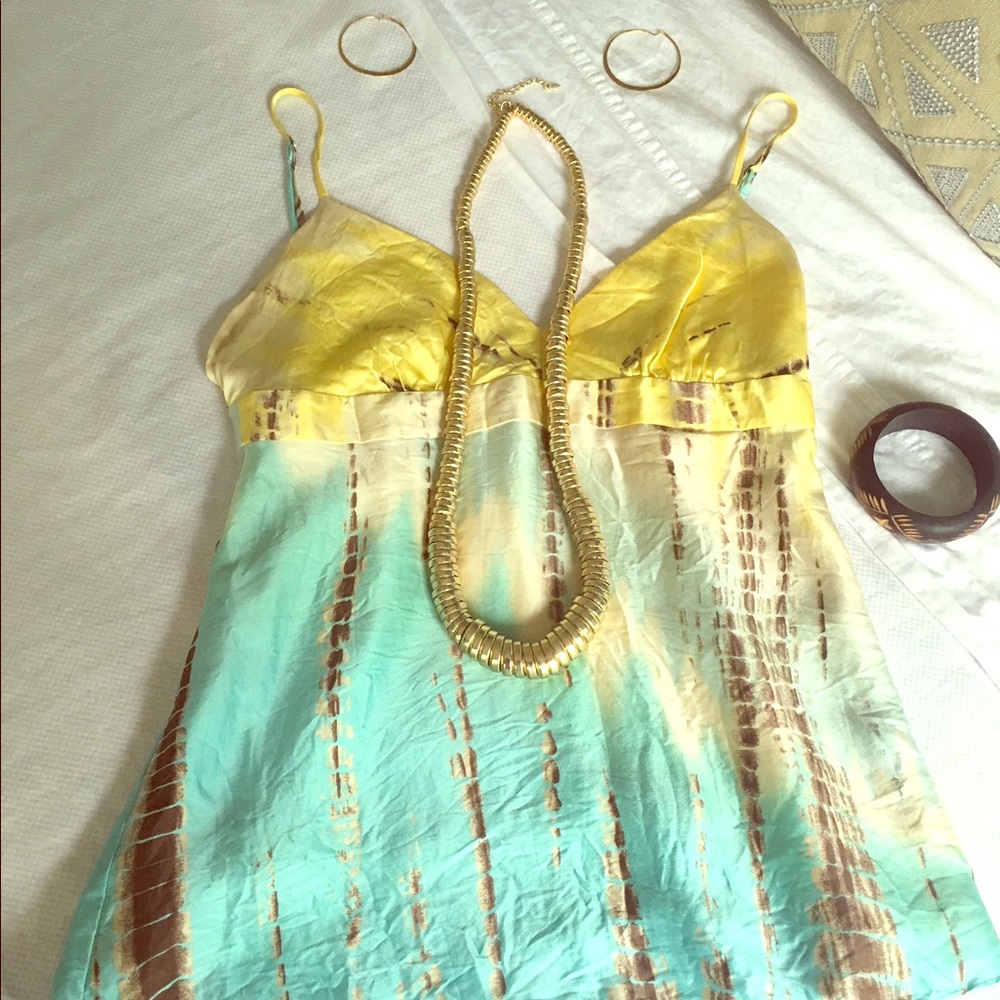 Tie Dye BCBG MaxAzria 100% Silk Top