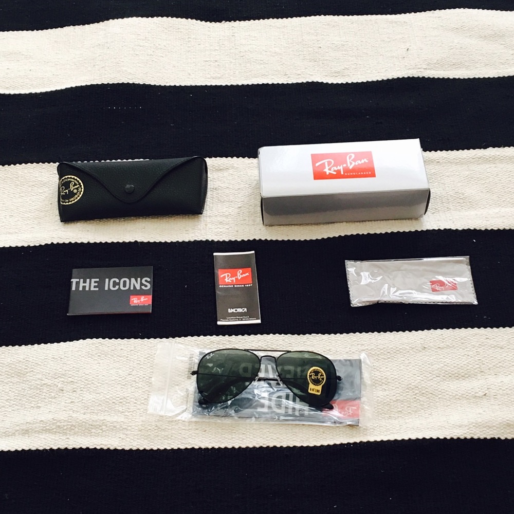 Ray Ban Black Aviators