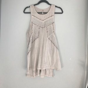 Free People embellished tank top