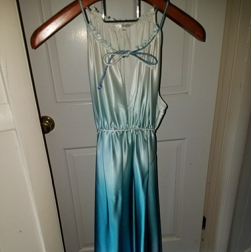 Silk dress, baby doll style
