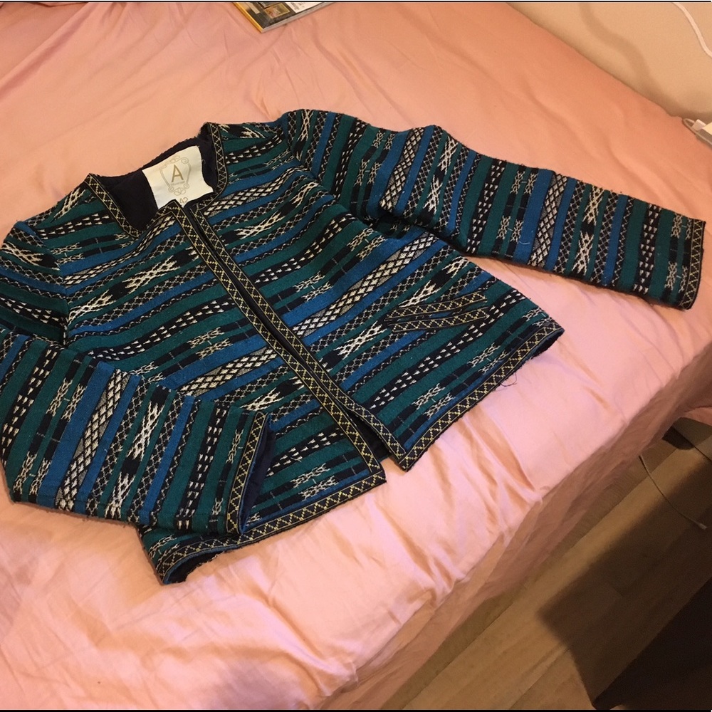 Ethnic print jacket