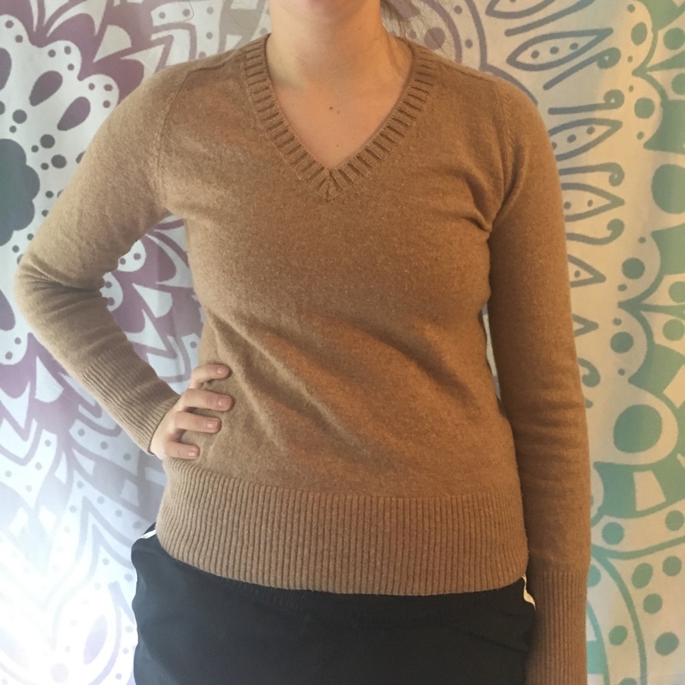 J. Crew Tan Sweater