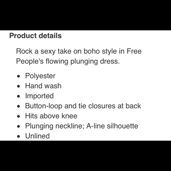 Free People Mini dress 🍃🍃 FINAL SALE!!! - Picture 4 of 7