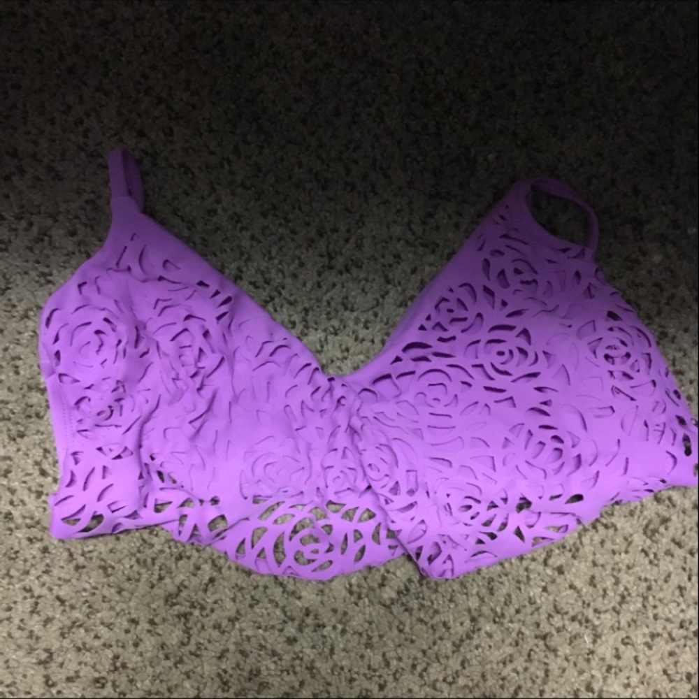 Purple Bikini Top Bathing Suit
