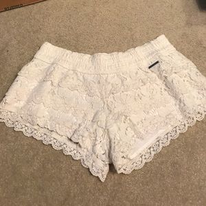 Lace Ruffle Shorts