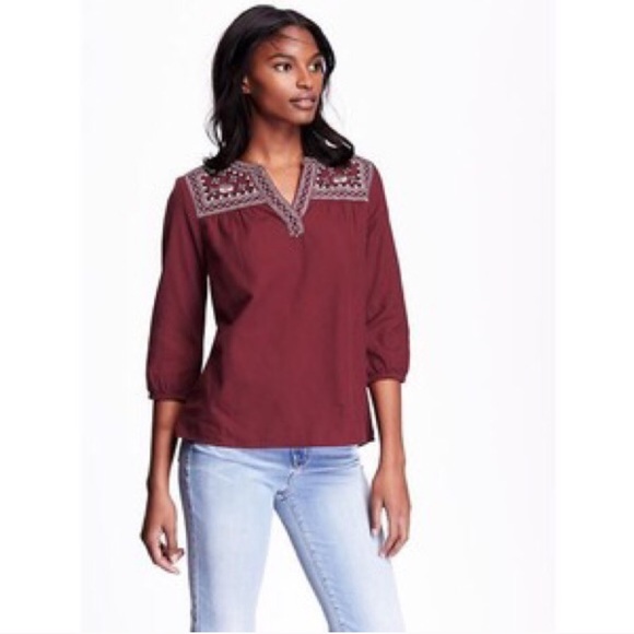 Old Navy Tops - 2 FOR $16! Old Navy Embroidered Top