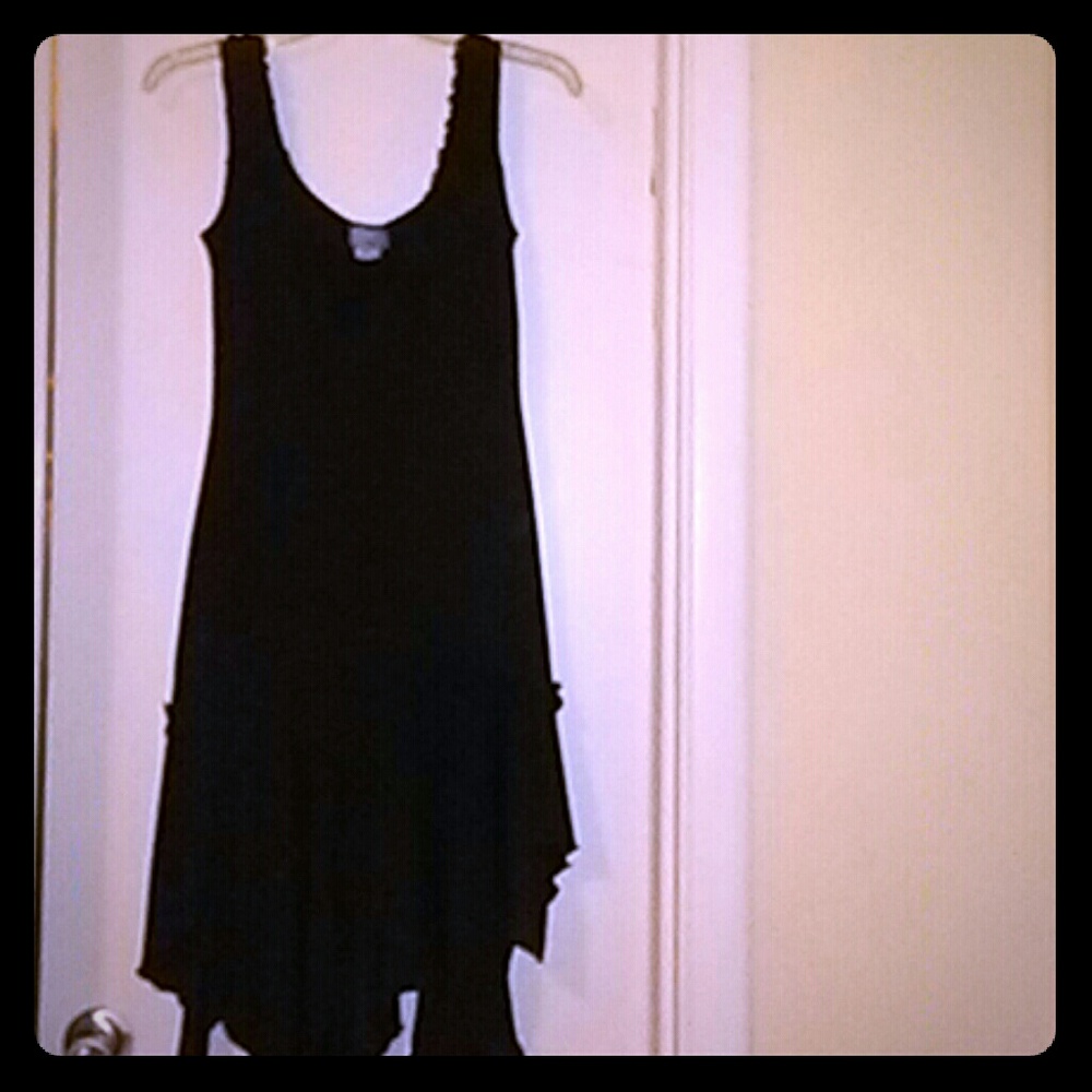 Black casual dress