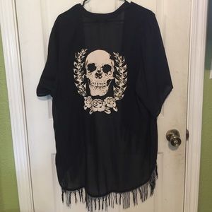 Skull cardigan!