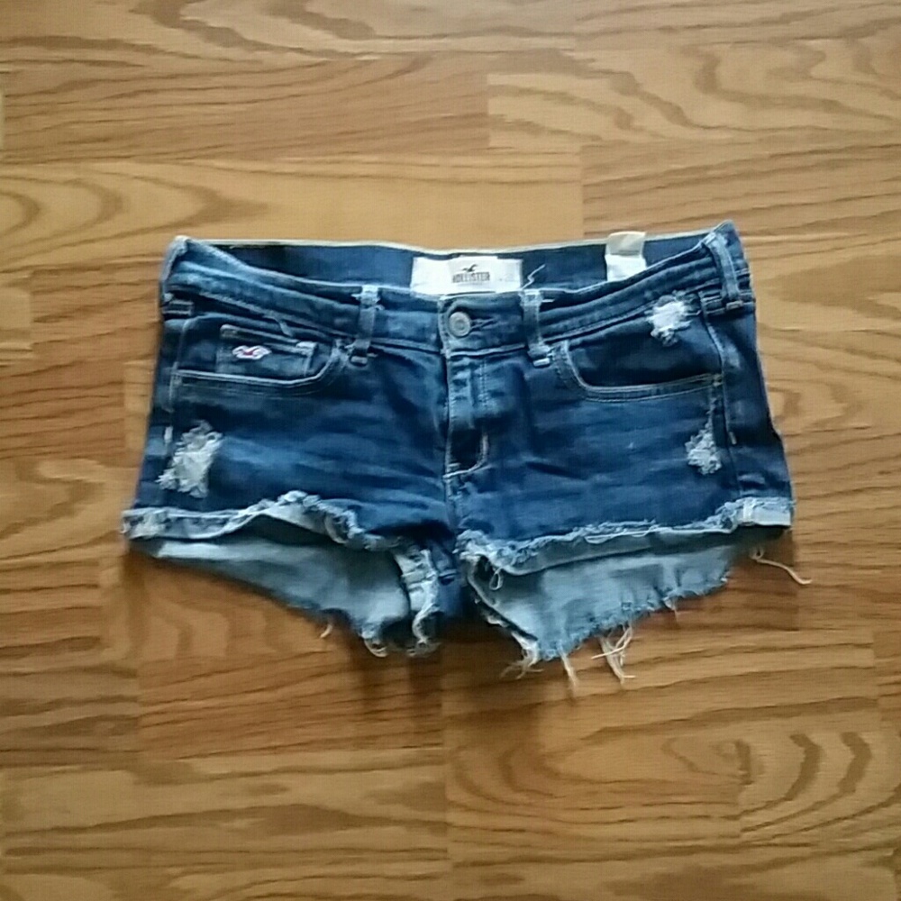 Hollister Cut Off Mini Shorts