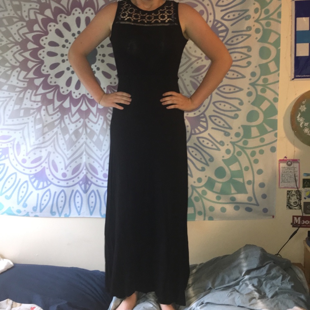 Calvin Klein Black Maxi Dress
