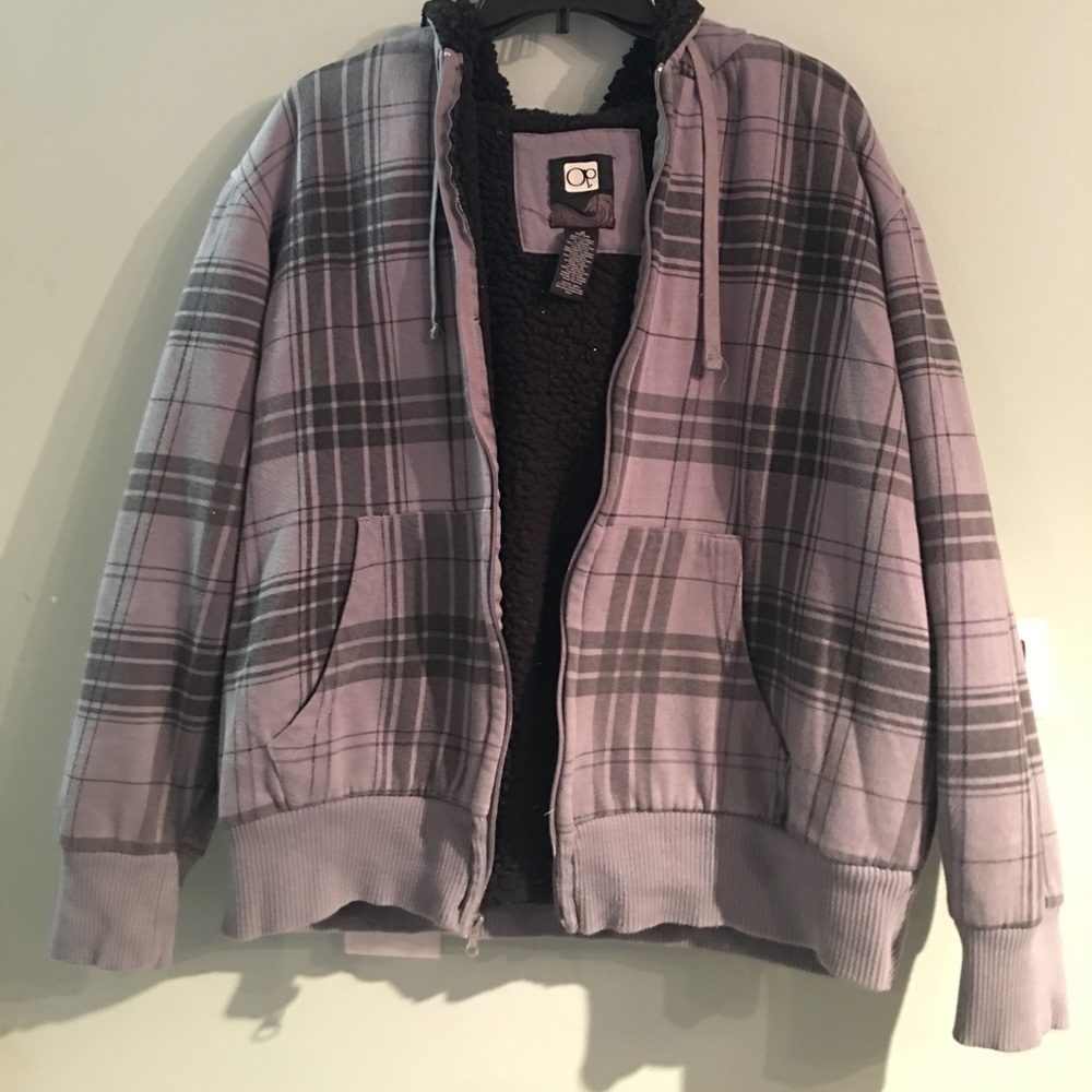 Fleece lined zip up