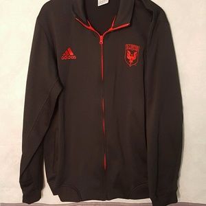 Men's Adidas Large DC United Athletic Jacket
