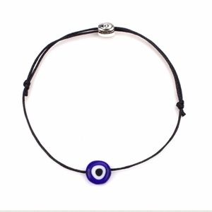 Black String Evil Eye Bracelet