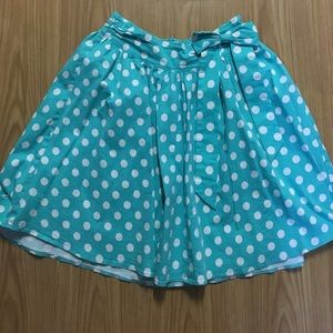 Sourpuss Polkadot High Waisted Skirt Size L