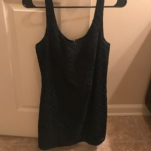 Navy lace dress