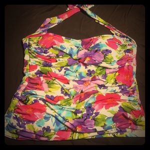 Halter swim suit top