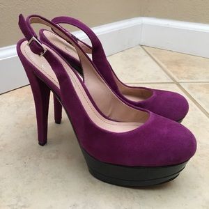 Jessica Simpson plum heels size 6