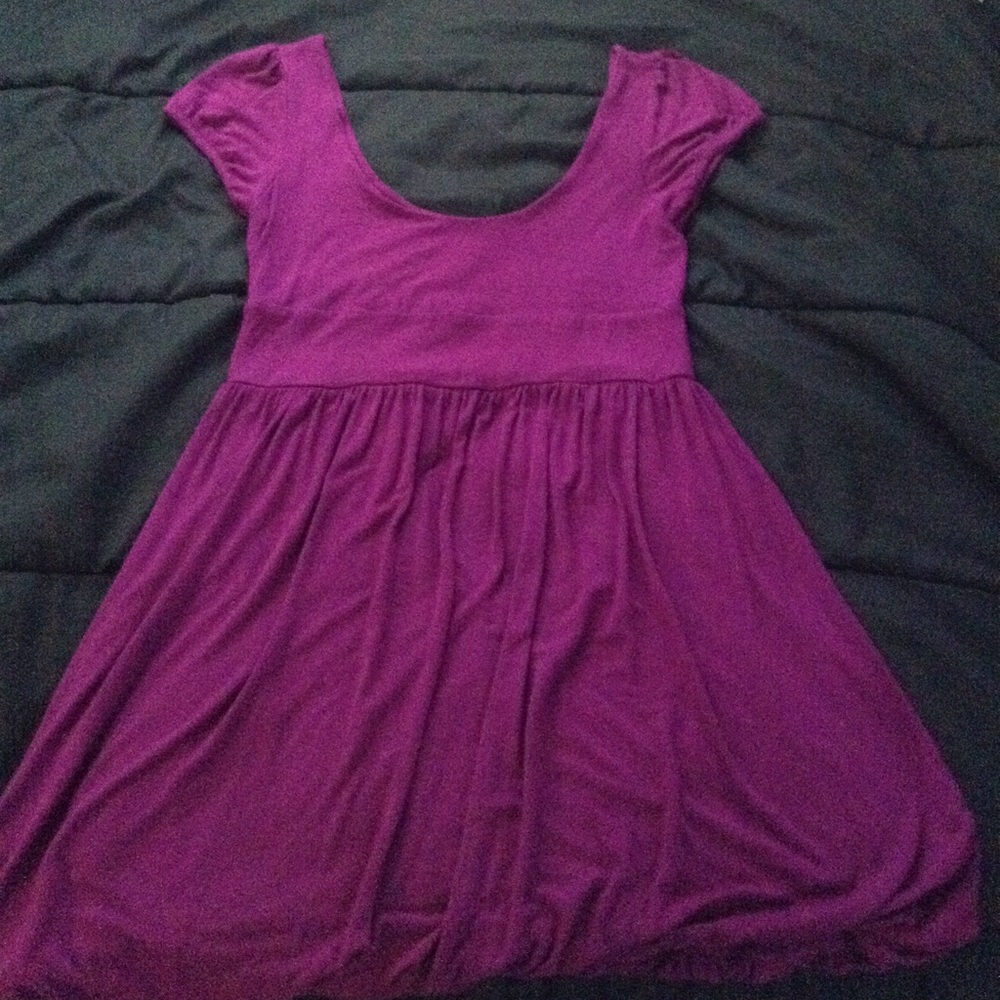 Women's purple dress