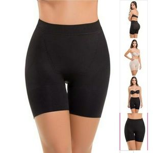 Thermal tummy minimizer shorts