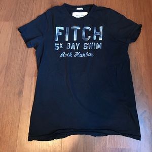 Men's Abercrombie & Fitch Blue T-Shirt