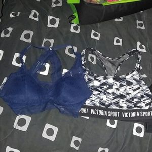 Victoria secret bralette and sport bra