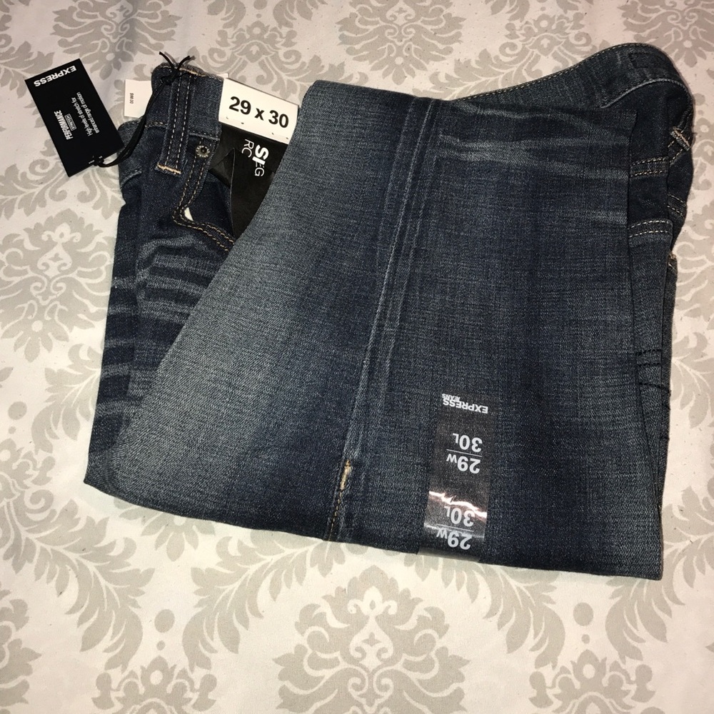 Express men's slim and performance stretch jeans - Picture 4 of 8