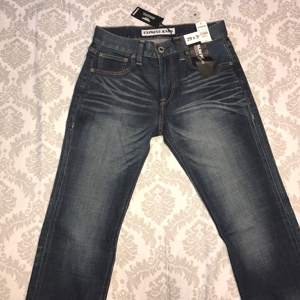 Express men's slim and performance stretch jeans - Picture 8 of 8