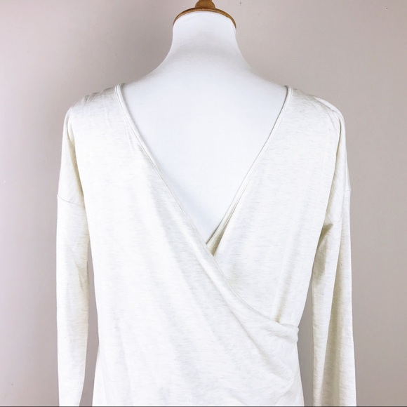 Banana Republic Tops - Banana Republic MED Open Back Long Sleeve Knit Top