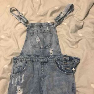 Forever 21 jean overalls XS