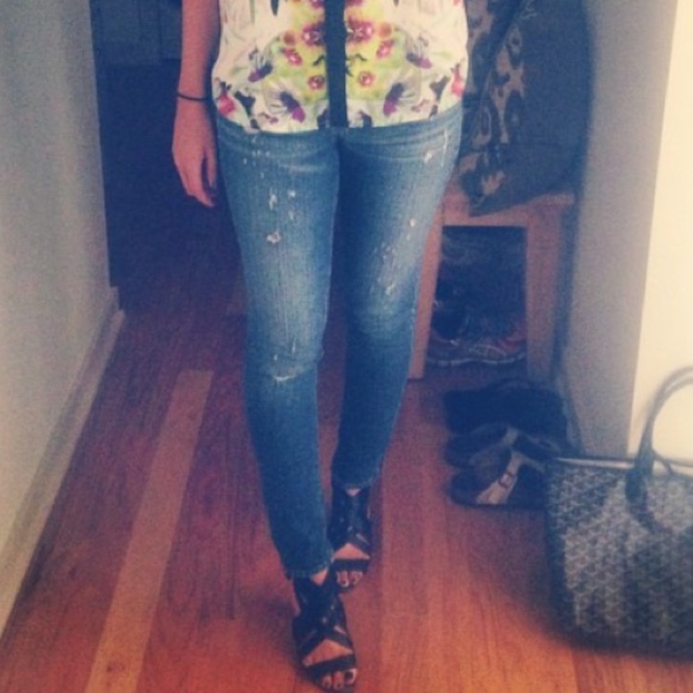 J.Crew Midrise Toothpick Jean