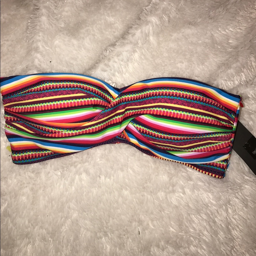 NWT Strapless Bikini Top