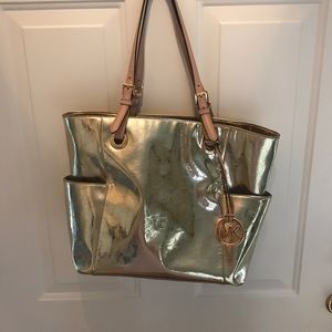 Michael Kors bag shiny gold