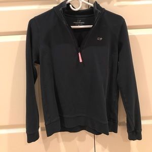 Vineyard Vines Navy Blue Half Zip