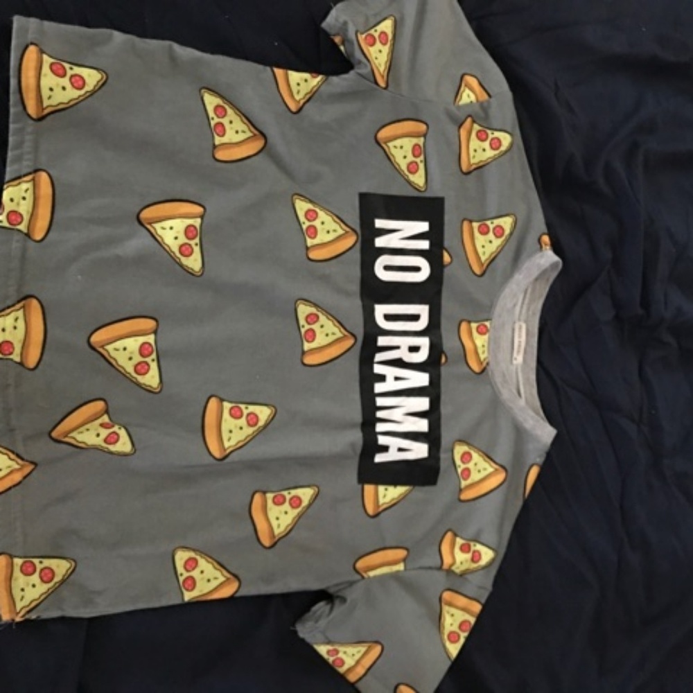 No drama pizza shirt
