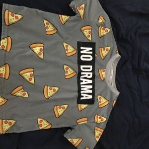 No drama pizza shirt