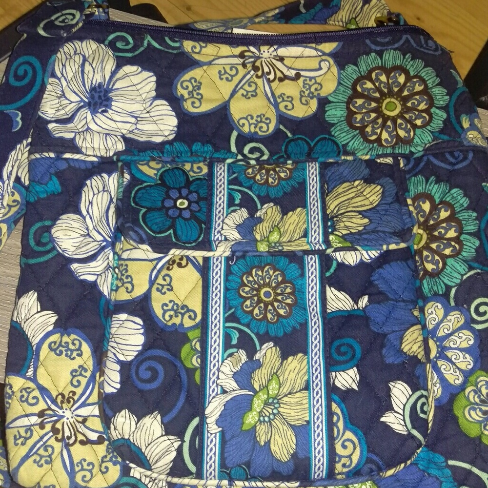 Vera Bradley Mod Blue Floral Pocket Hipster