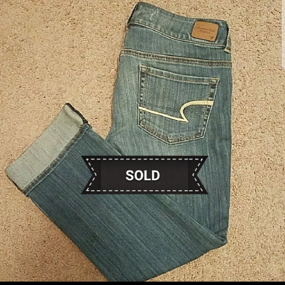 ??SOLD OUT.Women's Cropped Jeans??