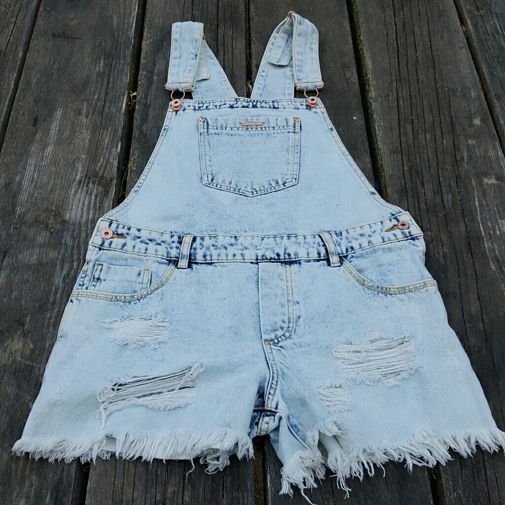 Aquamar acid wash overalls szM