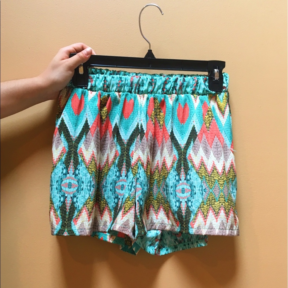Bright Aztec Soft Shorts