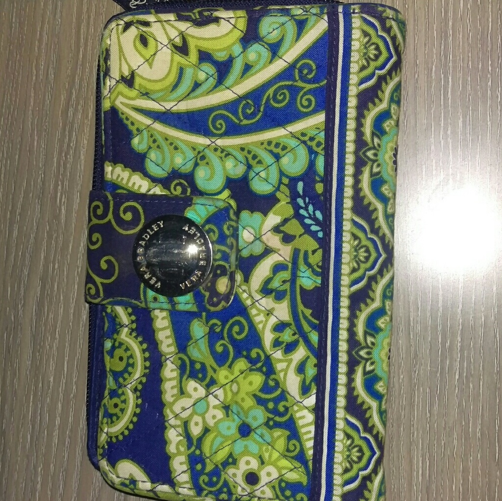 Vera Bradley Rhythm and Blues Turn Lock Wallet