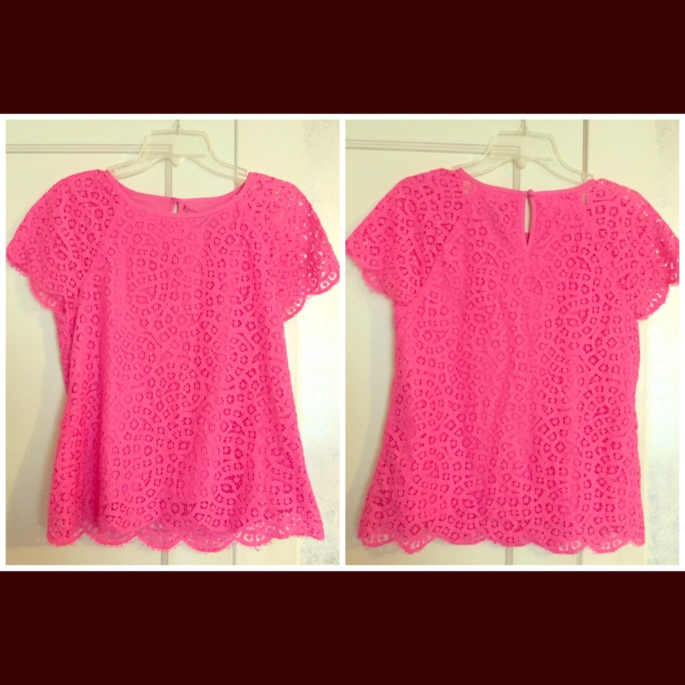 J. Crew pink top
