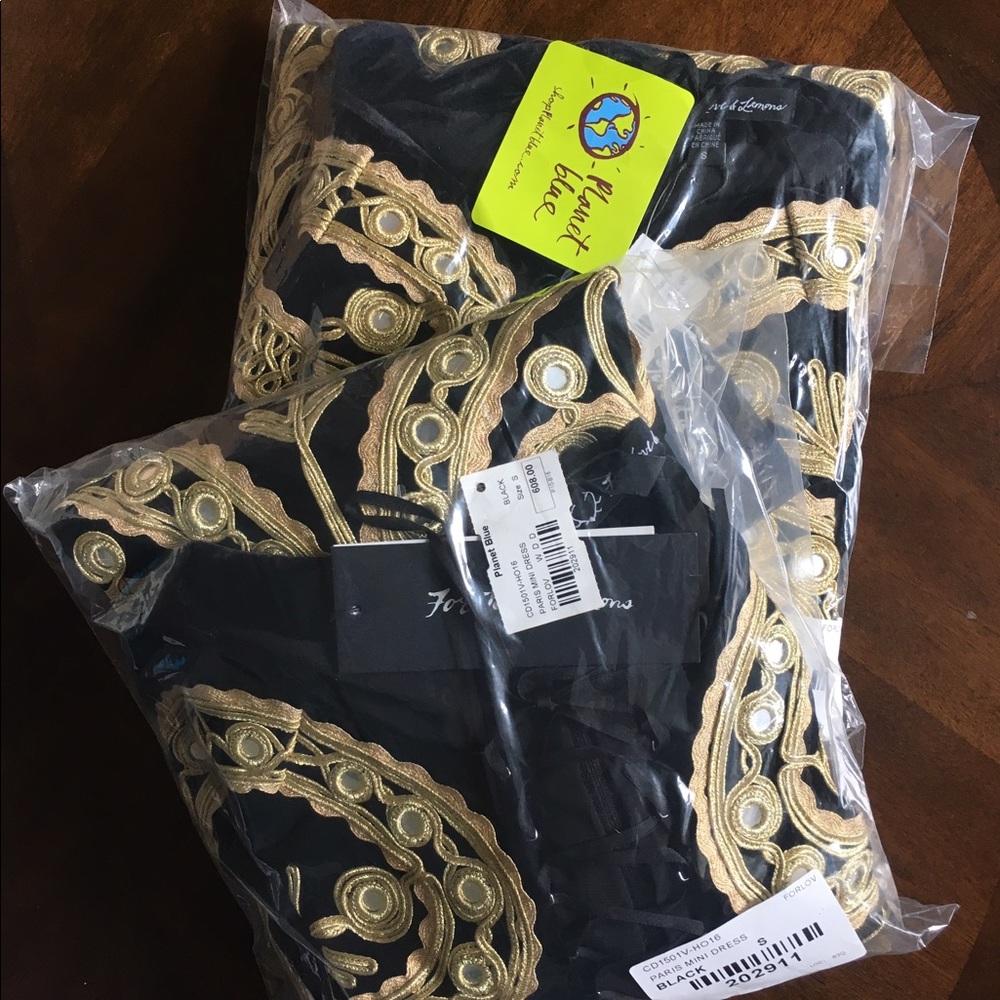 ❤️MAKE OFFER❤️🆕FOR LOVE & LEMONS-PARIS MINI DRESS - Picture 5 of 6