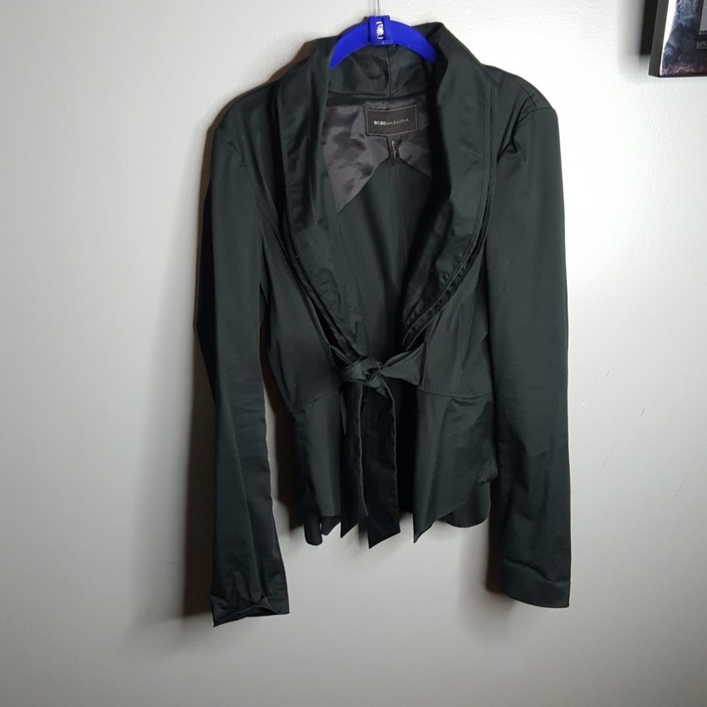 BCBG Max Azria Black Blazer with Belt