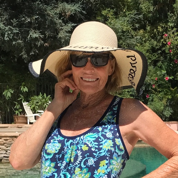 Straw Embroidered Floppy Sun Hat - Picture 2 of 7